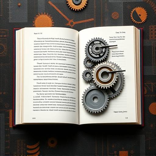 Open book with gears overlayed, representing an engineering fundamentals course.